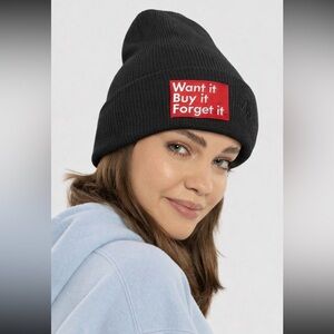 New Volcom Black Beanie